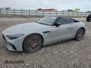 2022 Mercedes-Benz SL 55 AMG with VIN W1KVK8AB6NF009794, listed as a Copart auction lot 63049055 with Not provided miles and Salvage title. Bid and sale history available at DreamBid. Image 1.