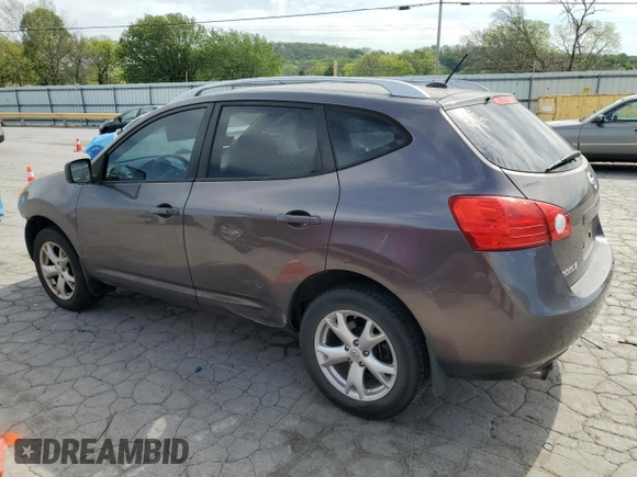 2008 Nissan Rogue SL with VIN JN8AS58V28W403003, listed as a Copart auction lot 53505575 with 228,063 mi miles and Salvage Title. Bid and sale history available at DreamBid. Image 2.