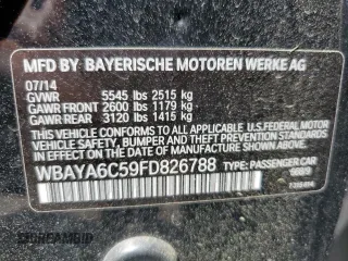 2015 BMW 7 Series 740i z VIN WBAYA6C59FD826788, wystawiony jako Copart lot #55747215 z przebiegiem 134 960 mil mil oraz Szkoda całkowita • Salvage title. Historia ofert i sprzedaży dostępna na DreamBid. Obrazek 13.