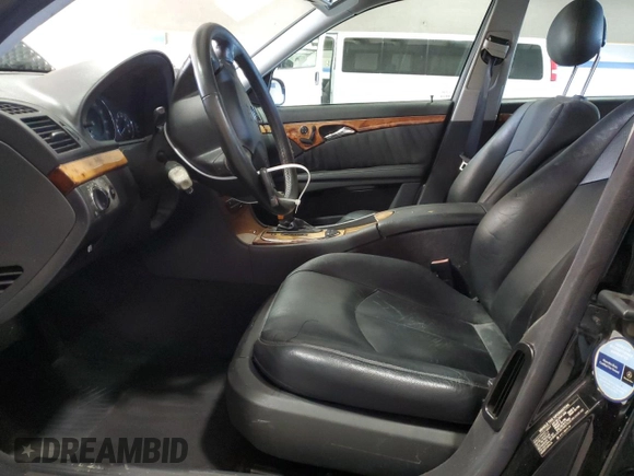 2003 Mercedes-Benz E-Class 5.0L with VIN WDBUF70J83A153241, listed as a Copart auction lot 43629475 with 0 mi miles and Salvage Title. Bid and sale history available at carsss.com. Image 7.
