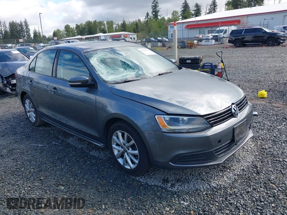 2011 Volkswagen Jetta SE with VIN 3VWDZ7AJXBM356668, listed as a IAAI auction lot 42294221 with 199,605 mi miles and . Bid and sale history available at DreamBid. Image 1.
