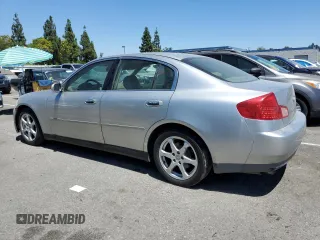 2003 Infiniti G35 w/Leather with VIN JNKCV51E93M313825, listed as a Copart auction lot 67680224 with Not Provided miles and Salvage Title. Bid and sale history available at DreamBid. Image 2.