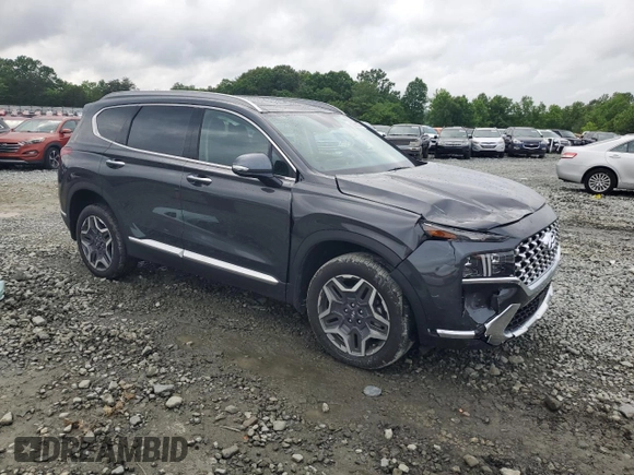 2023 Hyundai Santa Fe Hybrid Limited with VIN 5NMS5DA1XPH012661, listed as a Copart auction lot 53926384 with 11,524 mi miles and Salvage Title. Bid and sale history available at carsss.com. Image 4.