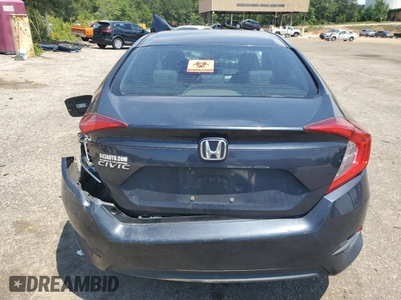 2017 Honda Civic LX with VIN 2HGFC2F56HH501032, listed as a Copart auction lot 57627645 with Not provided miles and Salvage title. Bid and sale history available at DreamBid. Image 6.