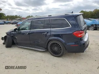 2019 Mercedes-Benz GLS 63 AMG with VIN 4JGDF7FE6KB221892, listed as a Copart auction lot 49637525 with 69,852 mi miles and Salvage title. Bid and sale history available at DreamBid. Image 2.