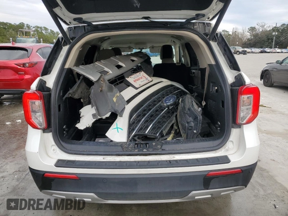 2023 Ford Explorer XLT with VIN 1FMSK7DH4PGA38145, listed as a Copart auction lot 44992815 with 44,351 mi miles and Salvage Title. Bid and sale history available at carsss.com. Image 6.