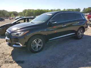 2020 Infiniti QX60 Luxe with VIN 5N1DL0MM9LC522551, listed as a Copart auction lot 53838605 with 52,977 mi miles and Salvage Title. Bid and sale history available at DreamBid. Image 1.