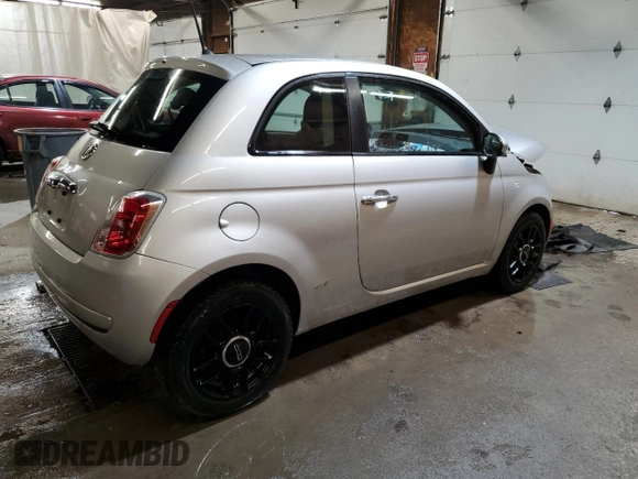2013 FIAT 500 Pop with VIN 3C3CFFAR5DT526391, listed as a Copart auction lot 53429125 with 105,104 mi miles and Salvage Title. Bid and sale history available at carsss.com. Image 3.