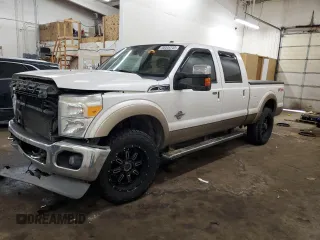 2011 Ford Super Duty F-250 SRW XL with VIN 1FT7W2BT0BEA14941, listed as a Copart auction lot 46444745 with 295,700 mi miles and Salvage Title. Bid and sale history available at carsss.com. Image 1.