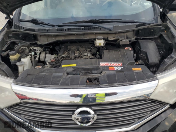 2015 Nissan Quest SV with VIN JN8AE2KP4F9126754, listed as a Copart auction lot 69391534 with 109,082 mi miles and Salvage Title. Bid and sale history available at carsss.com. Image 13.