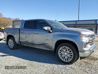 2024 Chevrolet Silverado 1500 LTZ with VIN 1GCUDGE81RZ243550, listed as a Copart auction lot 83955354 with 15,828 mi miles and Salvage Title. Bid and sale history available at DreamBid. Image 4.