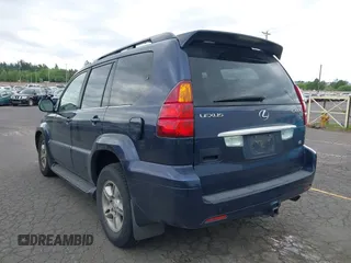 2003 Lexus GX 470 with VIN JTJBT20X130009669, listed as a IAAI auction lot 42196509 with 318,614 mi miles and . Bid and sale history available at DreamBid. Image 3.