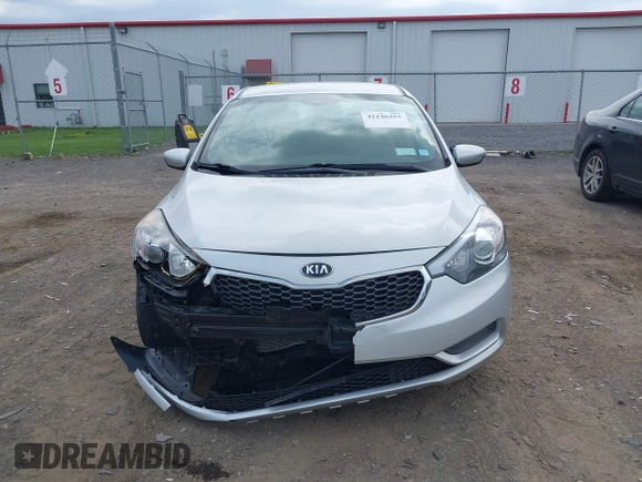 2015 Kia Forte LX with VIN KNAFK4A66F5390206, listed as a IAAI auction lot 42146355 with 107,925 mi miles. Bid and sale history available at carsss.com. Image 12.