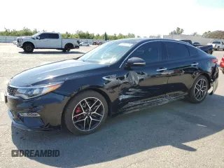 2019 Kia Optima SX with VIN 5XXGW4L20KG379889, listed as a Copart auction lot 63043805 with 43,603 mi miles and Salvage title. Bid and sale history available at DreamBid. Image 1.