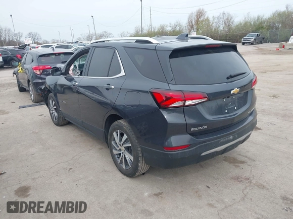 2022 Chevrolet Equinox Premier z VIN 2GNAXXEV9N6124156, wystawiony jako IAAI lot #42015711 z przebiegiem 65 808 mil mil oraz . Historia ofert i sprzedaży dostępna na DreamBid. Obrazek 3.