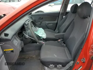 2007 Kia Rio LX with VIN KNADE123376248277, listed as a Copart auction lot 66108224 with 117,618 mi miles and Salvage Title. Bid and sale history available at carsss.com. Image 7.
