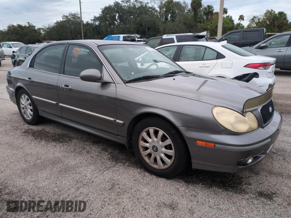 2003 Hyundai Sonata GLS with VIN KMHWF35HX3A866677, listed as a Copart auction lot 74620514 with 0 mi miles and Salvage Title. Bid and sale history available at carsss.com. Image 4.