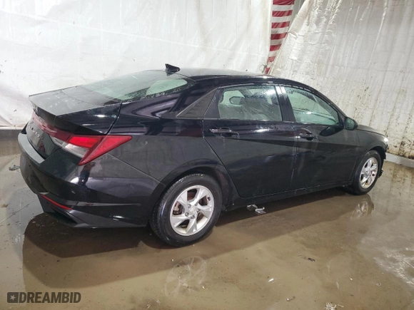 2021 Hyundai Elantra SE with VIN KMHLL4AG8MU213537, listed as a Copart auction lot 53886245 with 100,344 mi miles and Clean Title. Bid and sale history available at carsss.com. Image 3.