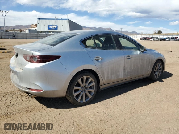 2021 Mazda 3 Select with VIN 3MZBPBBM2MM207747, listed as a Copart auction lot 46885255 with 24,969 mi miles and Salvage Title. Bid and sale history available at DreamBid. Image 3.