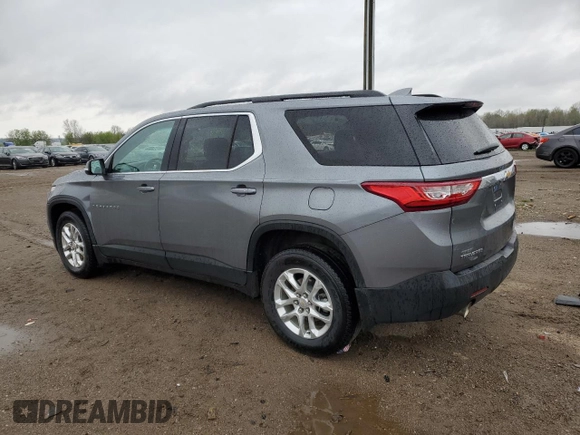 2020 Chevrolet Traverse LT Cloth with VIN 1GNERGKW6LJ126505, listed as a Copart auction lot 55295755 with 33,267 mi miles and Non repairable. Bid and sale history available at DreamBid. Image 2.