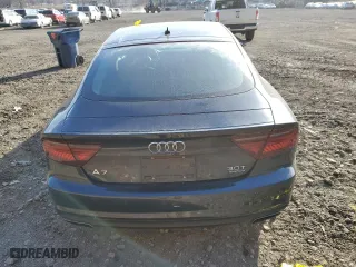 2016 Audi A7 3.0 Premium Plus with VIN WAUWGAFC6GN025766, listed as a Copart auction lot 40046403 with 76,821 mi miles. Bid and sale history available at carsss.com. Image 6.