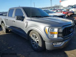 2021 Ford F-150 XL with VIN 1FTFW1E59MFB68029, listed as a IAAI auction lot 41743169 with 49,155 mi miles. Bid and sale history available at carsss.com. Image 1.