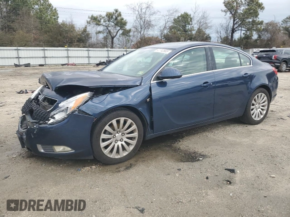 2011 Buick Regal CXL RL6 with VIN W04GU5GC9B1008105, listed as a Copart auction lot 47742665 with 77,717 mi miles and Salvage Title. Bid and sale history available at carsss.com. Image 1.
