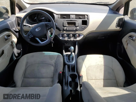 2013 Kia Rio LX with VIN KNADM4A31D6112747, listed as a Copart auction lot 57768594 with 87,140 mi miles and Salvage Title. Bid and sale history available at carsss.com. Image 8.
