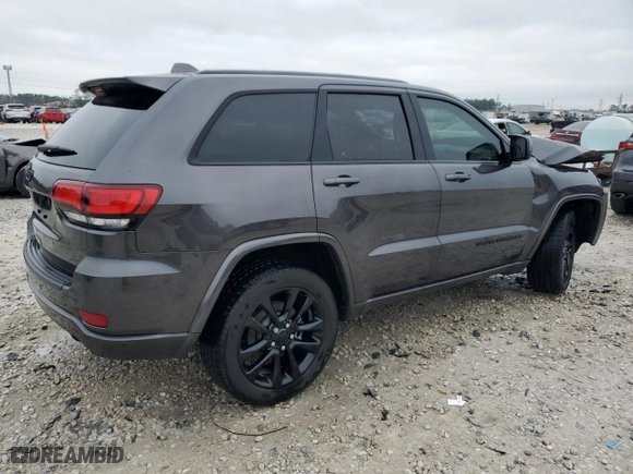 2021 Jeep Grand Cherokee Laredo X with VIN 1C4RJEAG9MC719300, listed as a Copart auction lot 45515745 with 57,651 mi miles and Salvage Title. Bid and sale history available at carsss.com. Image 3.
