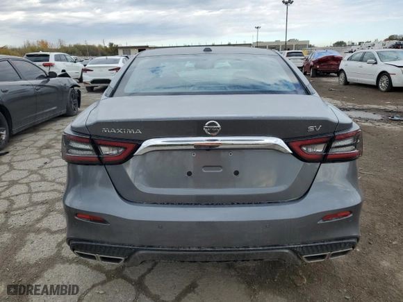 2022 Nissan Maxima SV with VIN 1N4AA6CV3NC503349, listed as a Copart auction lot 77304034 with 39,382 mi miles and Salvage Title. Bid and sale history available at carsss.com. Image 6.