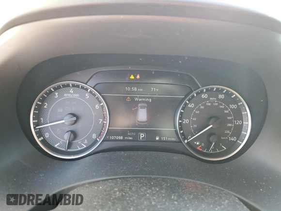 2021 Nissan Armada SV z VIN JN8AY2AD4M9662695, wystawiony jako Copart lot #43764595 z przebiegiem 107 098 mil mil oraz Szkoda całkowita • Salvage title. Historia ofert i sprzedaży dostępna na DreamBid. Obrazek 9.