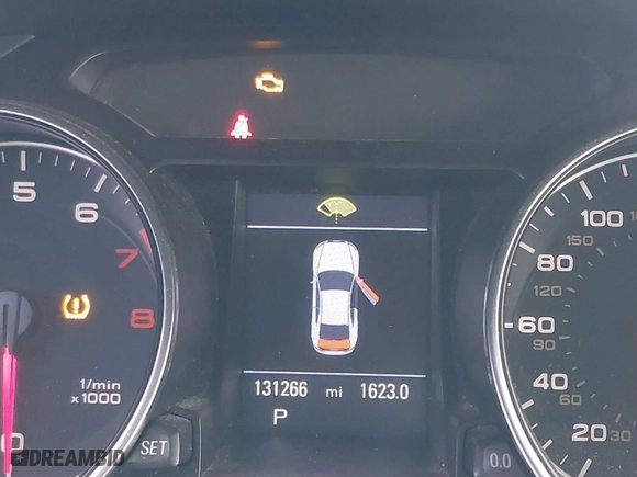 2009 Audi A5 with VIN WAUDK78T59A024673, listed as a IAAI auction lot 41529610 with 131,266 mi miles. Bid and sale history available at carsss.com. Image 7.