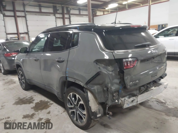 2022 Jeep Compass High Altitude with VIN 3C4NJDCBXNT101483, listed as a IAAI auction lot 41573157 with 18,473 mi miles and . Bid and sale history available at DreamBid. Image 3.