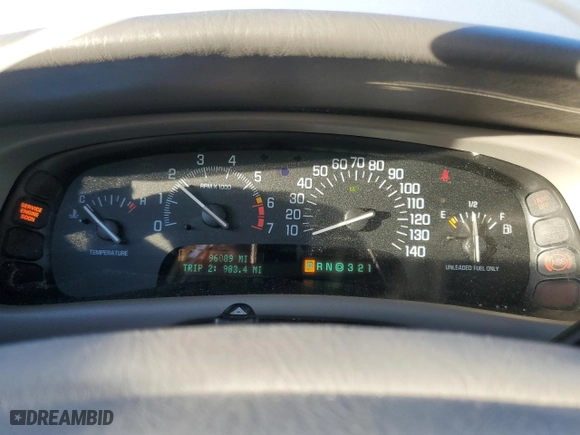 2000 Buick Park Avenue with VIN 1G4CW52K9Y4154133, listed as a Copart auction lot 76752884 with 96,089 mi miles and Salvage Title. Bid and sale history available at carsss.com. Image 9.