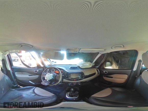 2014 FIAT 500L Lounge with VIN ZFBCFACH9EZ006050, listed as a Copart auction lot 83713724 with 144,849 mi miles and Salvage Title. Bid and sale history available at carsss.com. Image 13.
