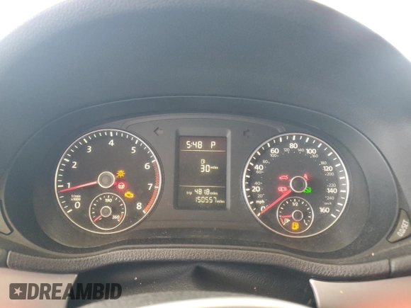 2012 Volkswagen Passat S с VIN 1VWAH7A36CC036998, выставлен на аукционе Copart как лот 60655295 с пробегом 150 557 миль миль и Списание • Salvage title. История ставок и продаж доступна на DreamBid. Изображение 9.