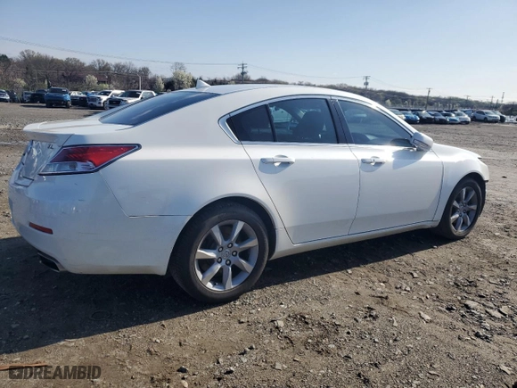 2012 Acura TL Tech Auto with VIN 19UUA8F58CA034915, listed as a Copart auction lot 50857115 with 143,063 mi miles and Salvage Title. Bid and sale history available at carsss.com. Image 3.