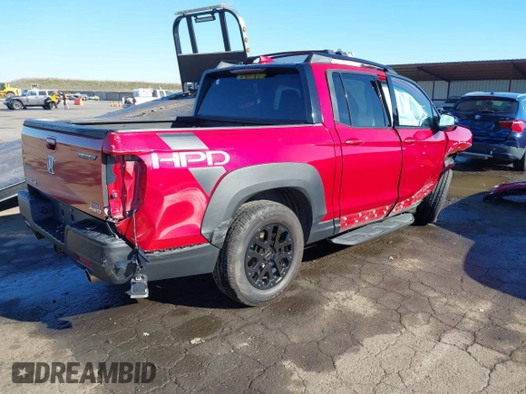 2021 Honda Ridgeline Sport with VIN 5FPYK3F10MB001758, listed as a IAAI auction lot 41397629 with 46,572 mi miles and . Bid and sale history available at DreamBid. Image 4.
