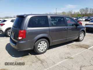 2019 Dodge Grand Caravan SE with VIN 2C4RDGBG8KR573672, listed as a Copart auction lot 52231875 with 108,265 mi miles and Salvage Title. Bid and sale history available at DreamBid. Image 3.