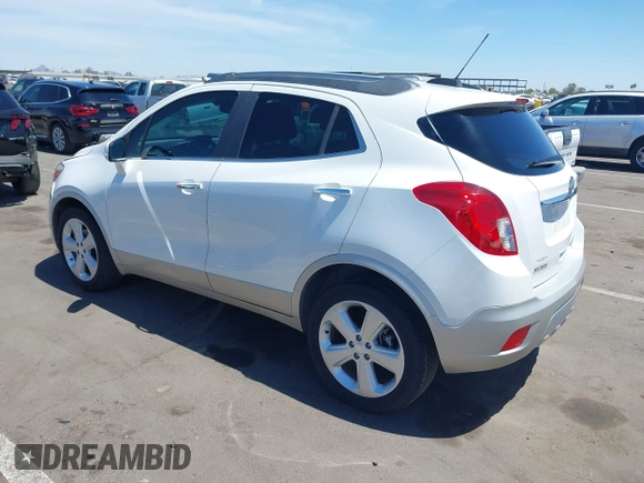 2015 Buick Encore with VIN KL4CJASBXFB200731, listed as a IAAI auction lot 42159167 with 53,205 mi miles. Bid and sale history available at carsss.com. Image 3.