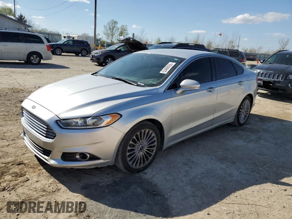 2014 Ford Fusion Titanium with VIN 3FA6P0K98ER164935, listed as a Copart auction lot 53488255 with 145,759 mi miles and Clean Title. Bid and sale history available at DreamBid. Image 1.