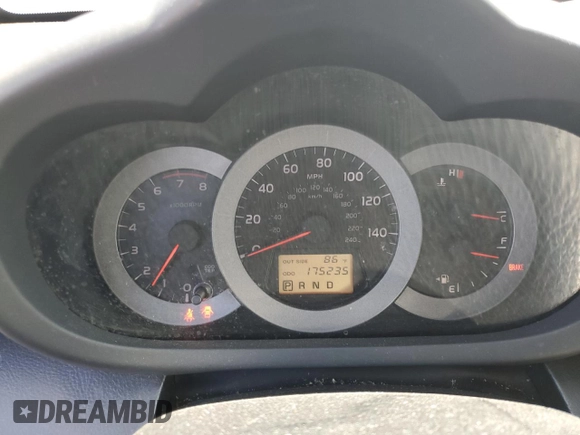 2007 Toyota RAV4 Sport with VIN JTMZK32VX76005273, listed as a Copart auction lot 60243485 with 175,235 mi miles and Salvage title. Bid and sale history available at DreamBid. Image 9.