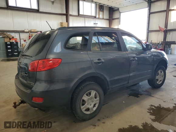 2009 Hyundai Santa Fe GL z VIN 5NMSG13E39H257636, wystawiony jako Copart lot #41706395 z przebiegiem 279 895 mil mil oraz Szkoda całkowita • Salvage title. Historia ofert i sprzedaży dostępna na DreamBid. Obrazek 3.