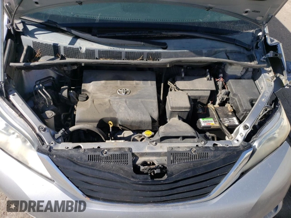 2013 Toyota Sienna LE AAS with VIN 5TDKK3DCXDS375647, listed as a Copart auction lot 53691875 with 205,349 mi miles and Salvage Title. Bid and sale history available at carsss.com. Image 12.