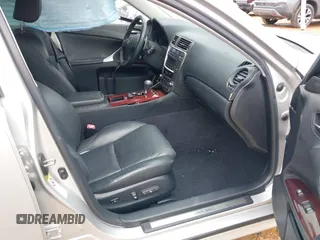 2007 Lexus IS 250 with VIN JTHBK262572025304, listed as a IAAI auction lot 42354763 with 62,083 mi miles and . Bid and sale history available at DreamBid. Image 5.