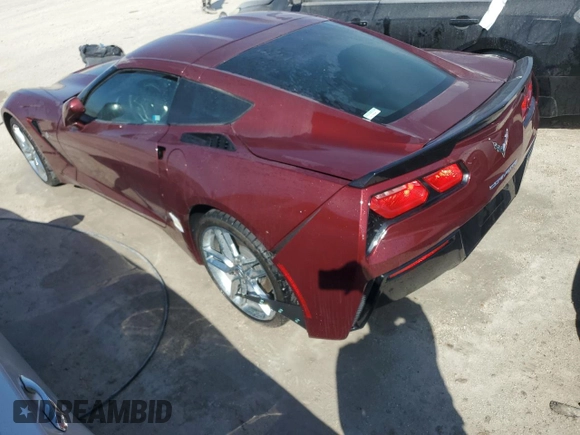 2019 Chevrolet Corvette 2LT with VIN 1G1YD2D78K5101540, listed as a Copart auction lot 74342804 with 0 mi miles and Salvage Title. Bid and sale history available at carsss.com. Image 2.