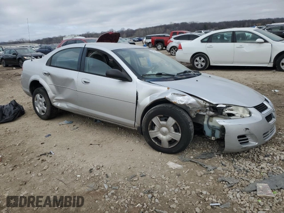2006 Dodge Stratus SXT z VIN 1B3AL46T86N228152, wystawiony jako Copart lot #85317444 z przebiegiem 162 447 mil mil oraz Szkody całkowita. Historia ofert i sprzedaży dostępna na DreamBid. Obrazek 4.
