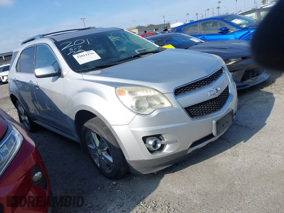 2013 Chevrolet Equinox LTZ with VIN 1GNFLGEK9DZ100403, listed as a IAAI auction lot 42011176 with 205,619 mi miles. Bid and sale history available at carsss.com. Image 1.