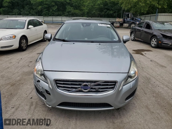2011 Volvo S60 with VIN YV1902FH6B2011330, listed as a Copart auction lot 61014585 with 97,252 mi miles and Salvage title. Bid and sale history available at DreamBid. Image 5.