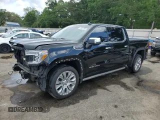 2021 GMC Sierra 1500 Denali z VIN 3GTU9FEL4MG299569, wystawiony jako Copart lot #53911385 z przebiegiem 95 068 mil mil oraz Szkoda całkowita • Salvage title. Historia ofert i sprzedaży dostępna na DreamBid. Obrazek 1.